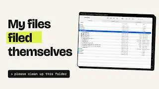 How to automatically organize files with AI – Claude Code, No Coding
