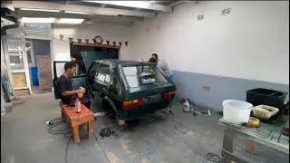 WE SLAMMED MY MK1 GOLF EVEN MORE !