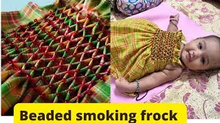 Baby frock cutting and stitching / smoking frock|newbornbabyfrock cuttingandstitching by creativemaa