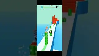 Cube Surfer! Game Level 75 cube game video games गेम वीडियो गेम की वीडियो 🔥cube Surfer