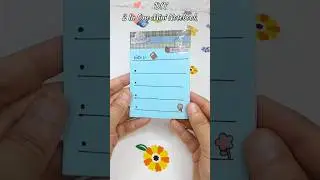 DIY Easy Papercraft Ideas| Mini Notebook #miniature #diy #art #craft #trending #shorts