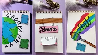 12 COOL FRONT PAGE IDEAS FOR SCHOOL PROJECTS | Easy Tips and Hacks tutorial