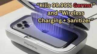 UV Phone Sanitizer Review  |  Powerful UV Sanitizer & Germ Killer with Wireless Charging