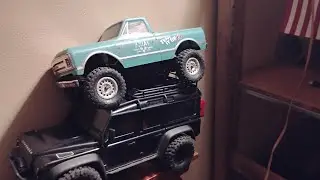 Indoor mini crawler course TRX4 M, SCX 24 