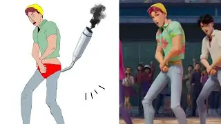 SodaPop | Охотники на демонов в стиле K-Pop | Sony Animation | Рисунок-мем | Смешное видео | 2D а...