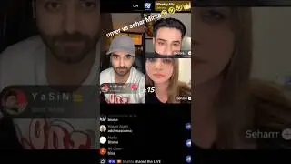 Jannat Mirza Sister Sehar Live with Umer Butt #love #umerbutttiktok #ytshorts