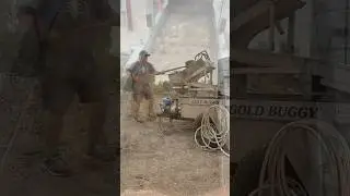 Running Dirt in the Gold Buggy #shorts