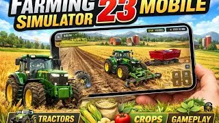 Farming Simulator 23 Mobile Gameplay 🚜 | Realistic Farming Experience