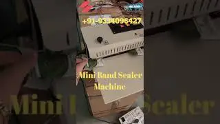 Mini Band Sealer #smallbusiness #lowbudgetbusinessideas #businessideasinindia #packagingbusiness
