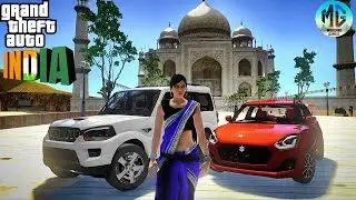 GTA INDIA 6.0 | Indian cars, monuments,banners  |Taj Mahal Statue of Unity | India Gate