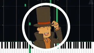 Labyrinthia - Professor Layton vs Phoenix Wright: Ace Attorney - Easy Piano Tutorial