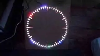 LED Clock Dances to Music