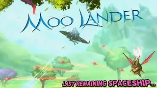 Moo Lander Gameplay |  Last Remaining Spaceship To Save The World | PC Steam 4K