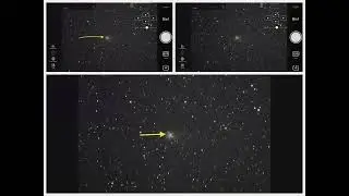 Comet hunting from my backyard.