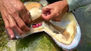 At the moment when the huge treasure was pried open, I was mesmerized by its enchanting pearl