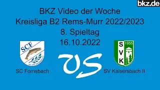 Fu&szlig;ball-Kreisliga B2: SC Fornsbach - SV Kaisersbach II