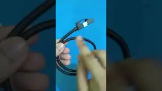 braided Wi-Fi cat 8 cable unboxing #viralvideo #shorts #newTechnology #cat8