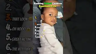Рейтинг самых милых детских реакций 😂