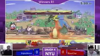 Impudence (Greninja) vs BlazeChar (Charizard) - WR1 - NYU Fall '18 Monthly #1