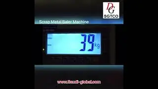 Scrap Metal Baler Machine