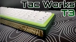Tac Works T3 Custom Mechanical Keyboard Kit (Green) | Unboxing + Build | ASMR
