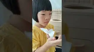 The girl Qiyue grown with Cleanote saline nasal spray