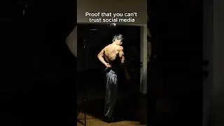 Social media can be misleading 🤫 extra 10lbs of muscle with this secret #gym #gymbro #gymbros