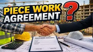 What is Piece Work Agreement in Civil Works?
