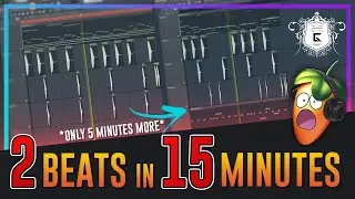 MAKING 2 BEATS IN 15 MINUTES | FL Studio Challenge