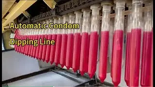 How condom are produced by dipping in China
