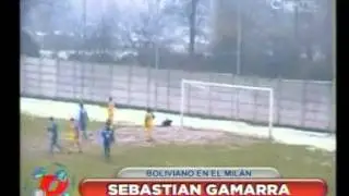 Sebasti&aacute;n Gamarra al AC Milan