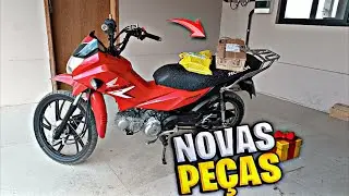 CHEGARAM PEÇAS NOVAS PARA MINHA POP 110i 2025 FICAR MAIS CHAVE