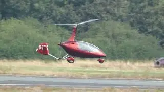 Paul Tarplee@GyroSportFlying Very Late Landing in a different GyroCopter at QKH