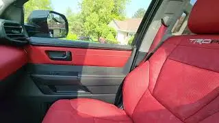 NEW Toyota Tundra TRD Pro 2023 Magnetic Gray Metallic with softex Red interior