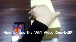 How to Use Smart Wifi Video Doorbell : WONYERED Wireless Video Doorbell