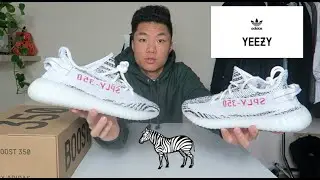 Обзор Yeezy Boost 350 V2 Zebra 2019 Restock vs 2017 и на ходу