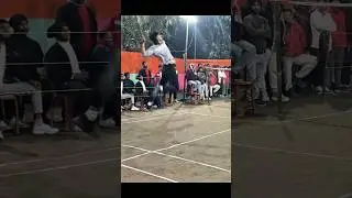 Perfect Jump Smash💥Tournament Higlights Outdoor Badminton Doubles Match #badminton #sports #shorts