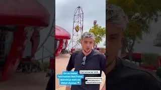 Inoxtag va tester l'attraction Red Force