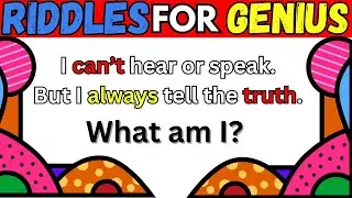 20 Riddles to Spark Your Creative Genius