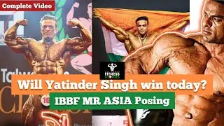 YATINDER SINGH | Kya Jeetenge Gold? Complete Posing Video with LIVE Commentary | IBBF Mr. Asia 2022