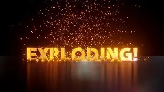 Blender 2.8 - Eevee  Particles & Explode Modifier - [ Demo ]