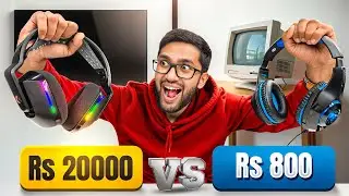RS 20,000 VS RS 800 GAMING HEADPHONES