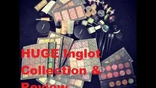 HUGE Inglot Collection & Review (and swatches)