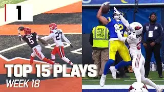 Top 15 Plays of Week 18 | 2025 NFL Season