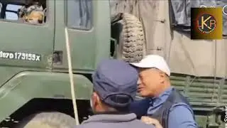 ARMY TRUCK INTRY WRONG WAY IN DIMAPUR CITY TOWER 