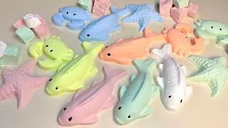 #asmr Baking soda fish 🐠🦀 #explore