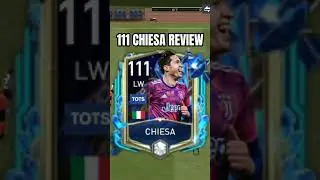 111 TOTS CHIESA Review in Fifa 22 #shorts#short