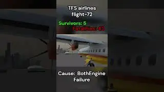 Part-1 Worst TFS Airlines crashes which happened  #tfs #aviation #tfsshorts #tfsgaming #crash #guess