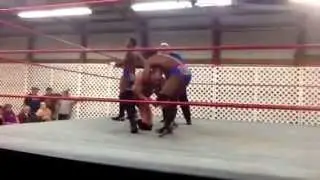 Washington Bullets vs. Allen Shepard & Kevin Weatherby 4/6/13 NWA top rope