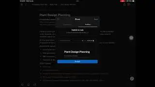 Publishing Notion Website on Ipad (2025)